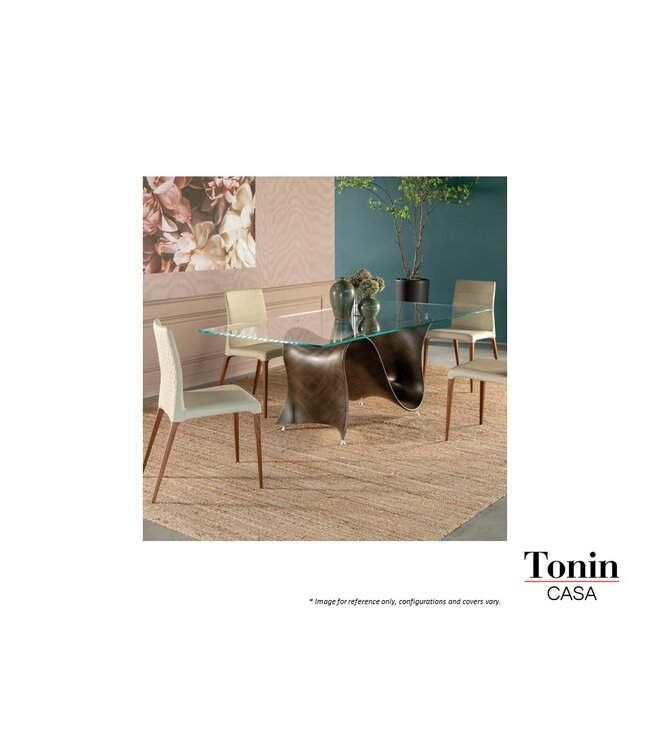 WAVE RECTANGULAR DINING TABLE.