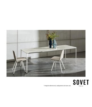 SOVET SLIM EXTENSIBLE DINING TABLE.