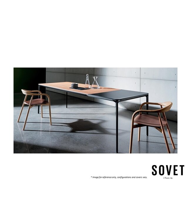 SLIM EXTENSIBLE DINING TABLE.