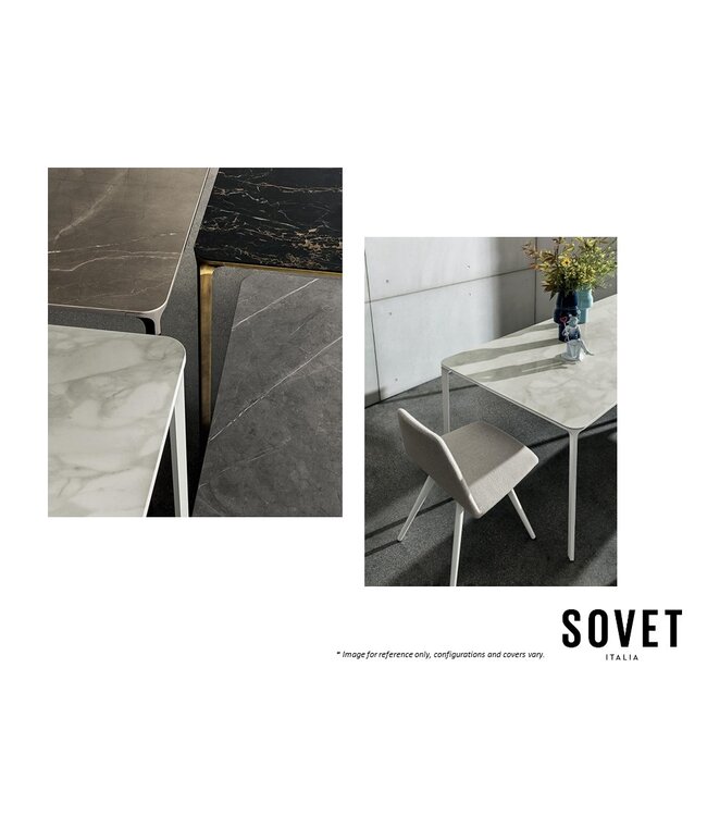 SLIM EXTENSIBLE DINING TABLE.