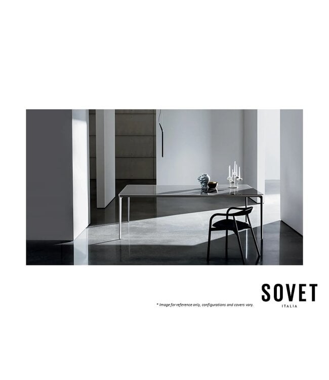 SOVET SLIM RECTANGULAR DINING TABLE.