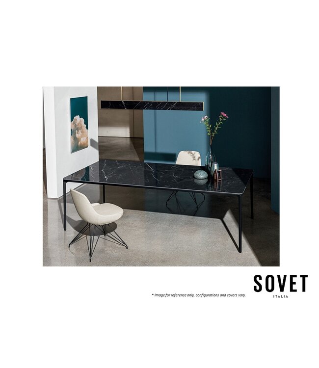 SLIM RECTANGULAR DINING TABLE.