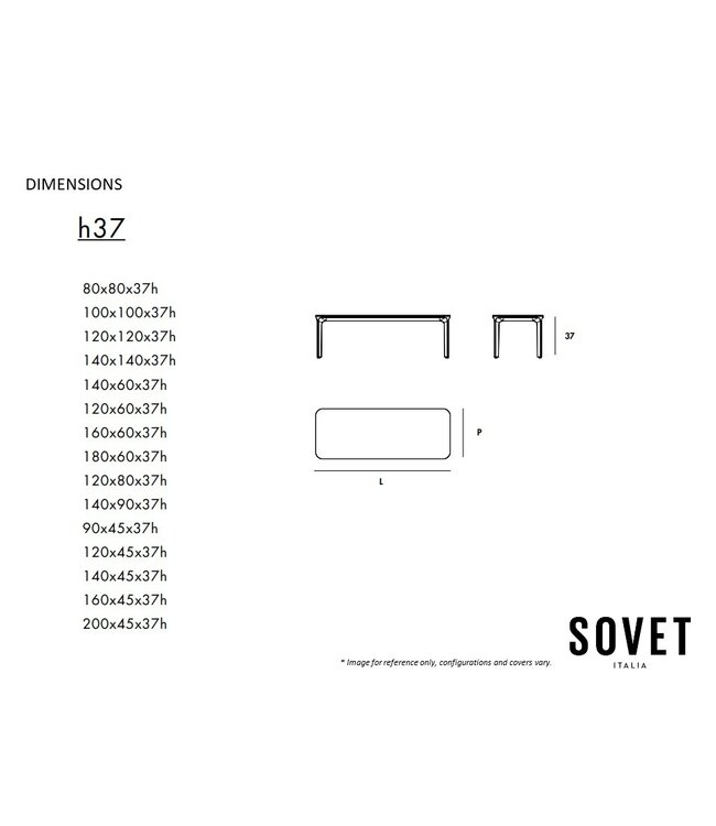 SLIM H37 COFFEE TABLE.