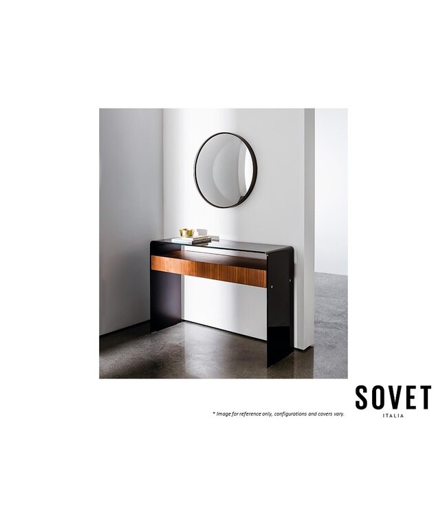 SOVET BRIDGE WITH DRAWER CONSOLE TABLE.