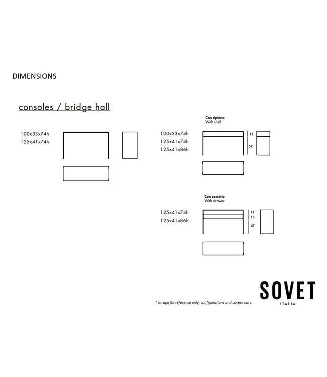BRIDGE WITH DRAWER CONSOLE TABLE.