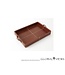 EMPORIUM HOME TIBURTINA TRAY - COGNAC LEATHER.