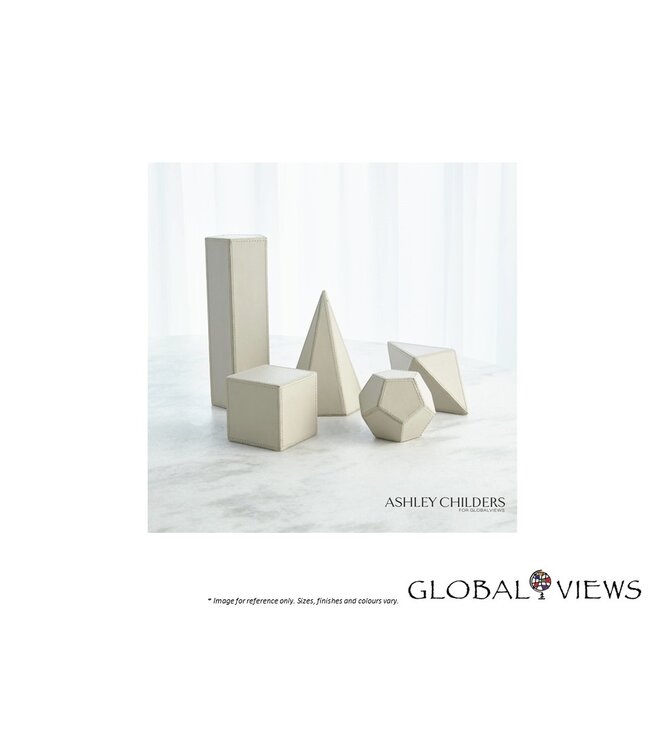 PENTAGONAL PRISM - MIST LEATHER.