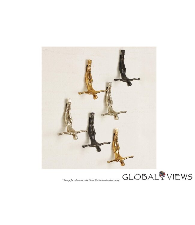 WALL DIVER - FEMALE BRONZE.