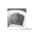 ROCK PILLOW - PEBBLE SHAPE GREY.