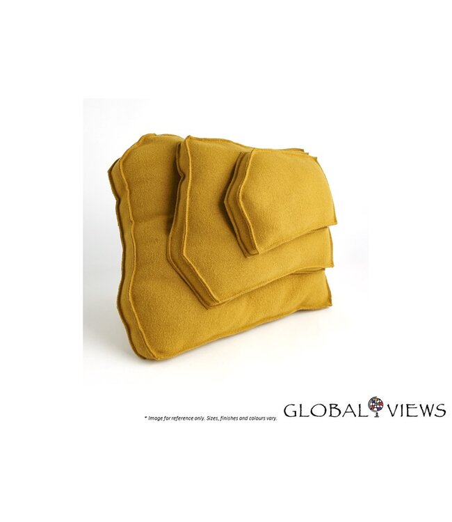ROCK PILLOW - TRAPEZOID SHAPE CAMEL.