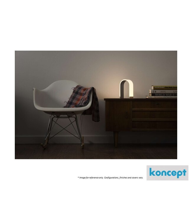 MR. N TABLE LAMP - SMALL SILVER.