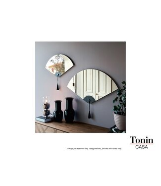 WINDERLY MIRROR - DARK OAK WOOD SILVER MIRROR. WINDERLY MIRROR - DARK OAK WOOD SILVER MIRROR.
