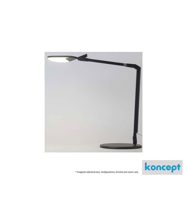 KONCEPT SPLITTY REACH TABLE LAMP - MATTE BLACK.