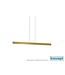 KONCEPT SUB LINEAR PENDANT - SOFT WARM LIGHT, GOLD BAR.