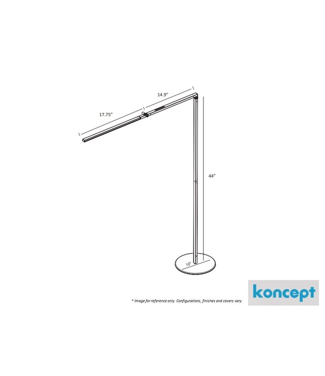Z-BAR LED FLOOR LAMP.