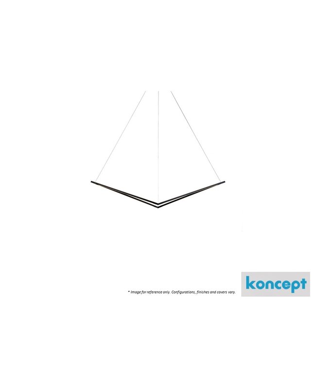 Z-BAR PENDANT BIRD24'', SOFT WARM LIGHT, MATTE BLACK BARS.