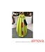 AIRNOVA PLISSE LEATHER VASE 07 - CELERY GREEN C106.