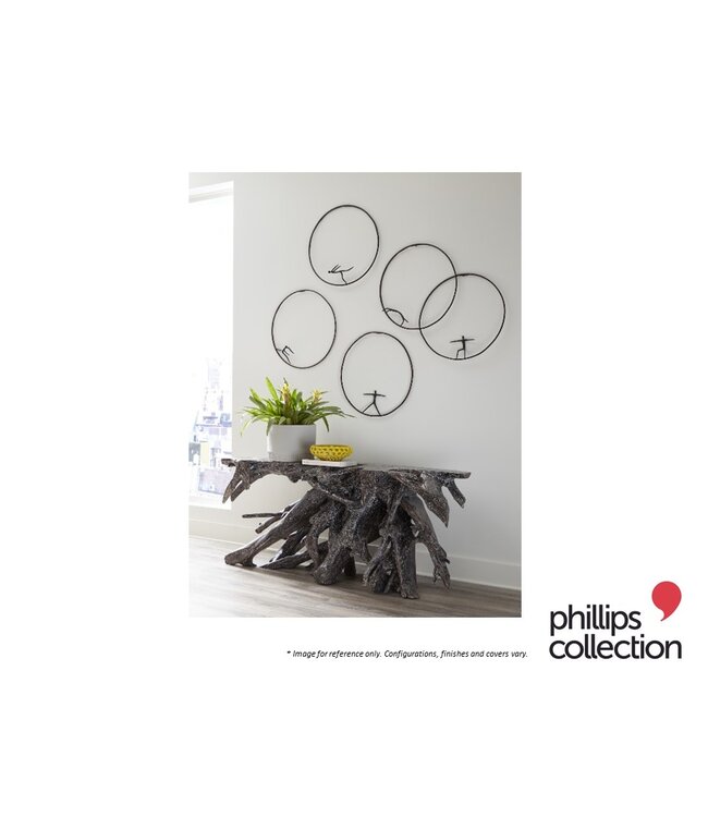 OLYMPIC FIGURE IN IRON RING BLACK.