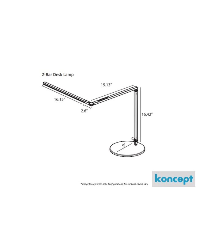 Z-BAR LED TABLE LAMP.