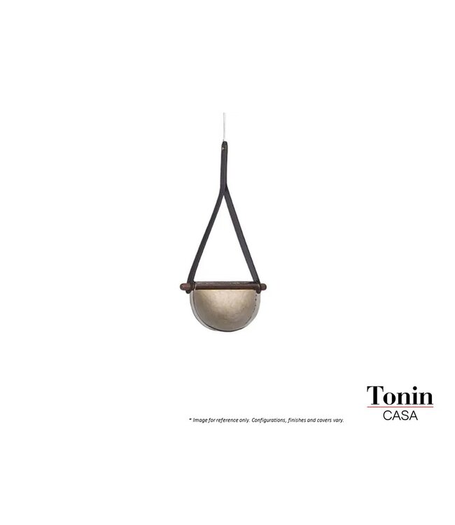 TONIN CASA ITALIA DALI PENDANT - OAK/COGNAC/FUMED.