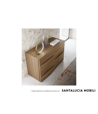 SANTA LUCIA MOBILI SPOT MIX DRESSER RIGHT HANDLE - MATTE WOOD COFFEE.
