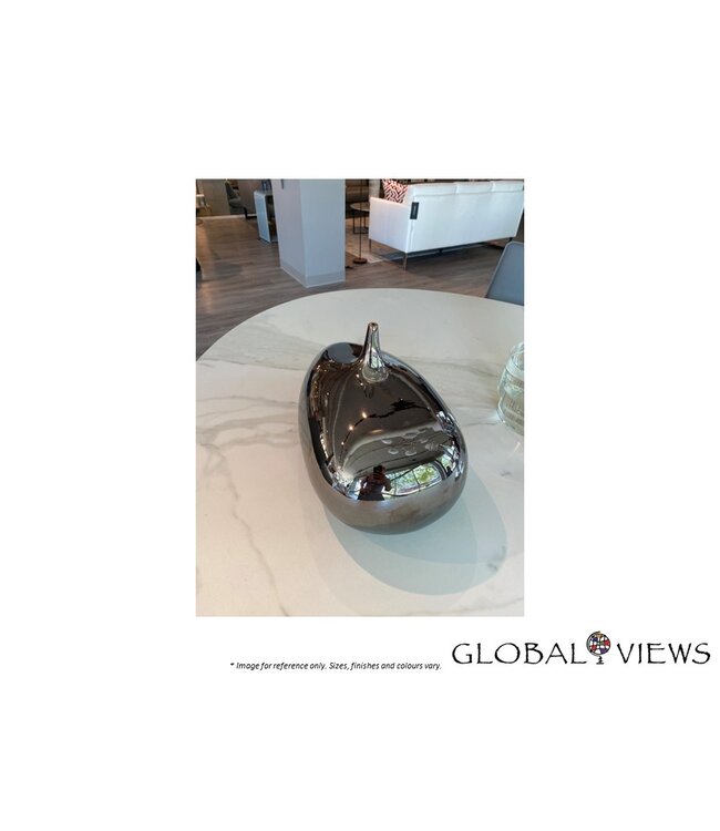 OFFSET NECK OBJECT - BRONZE CRACKLE - SMALL.