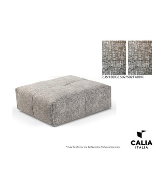 CALIA ITALIA TANGO LARGE OTTOMAN.