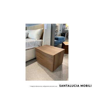 SANTA LUCIA MOBILI SPOT MIX NIGHTSTAND RIGHT HANDLE - MATTE WOOD COFFEE.