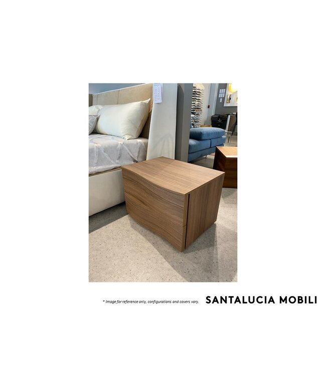 SANTA LUCIA MOBILI SPOT MIX NIGHTSTAND RIGHT HANDLE - MATTE WOOD COFFEE.