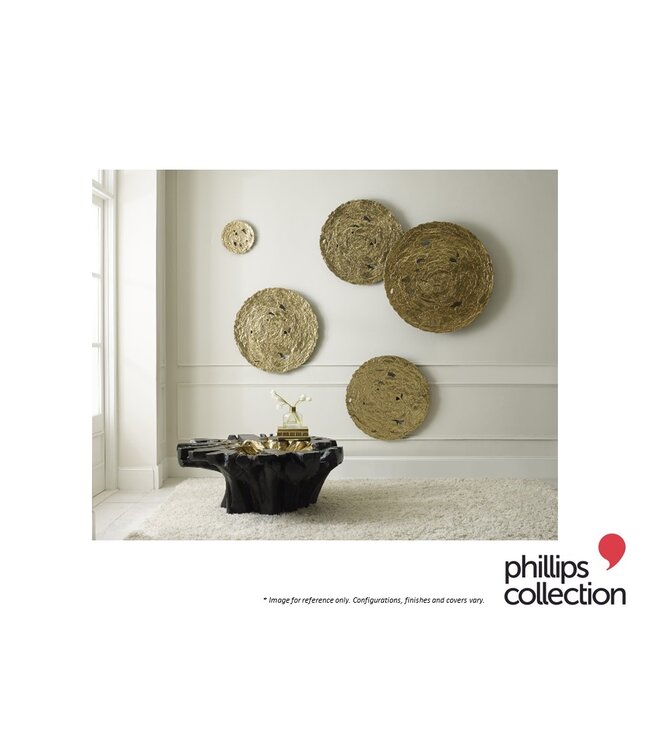 MOLTEN DISK WALL ART SMALL - GOLD.