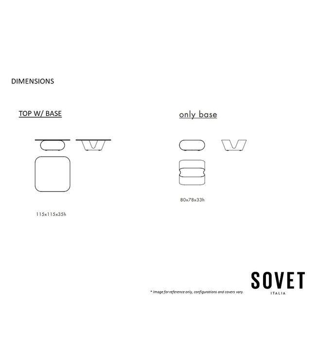 RING COFFEE TABLE - SMOKE/ MOCHA.