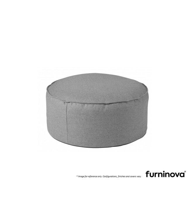 RUBY OTTOMAN 88 - GREY FABRIC.