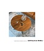 SOVET GENIUS ROUND COFFEE TABLE - WALNUT TOP.