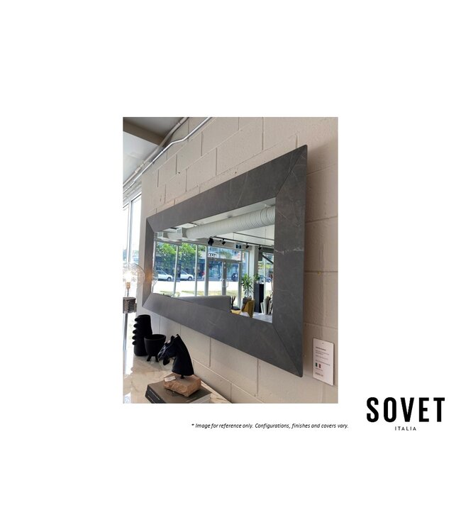 DENVER MIRROR - CERAMIC/ SMOKED.