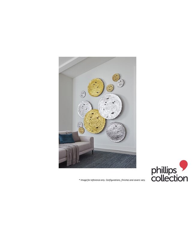 MOLTEN DISC WALL ART MEDIUM - GOLD.