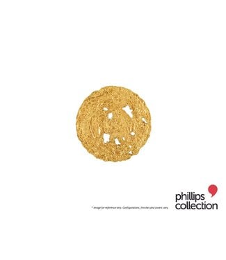 PHILLIPS COLLECTION MOLTEN DISK WALL ART SMALL - GOLD.