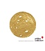PHILLIPS COLLECTION MOLTEN DISC WALL ART LARGE - GOLD.