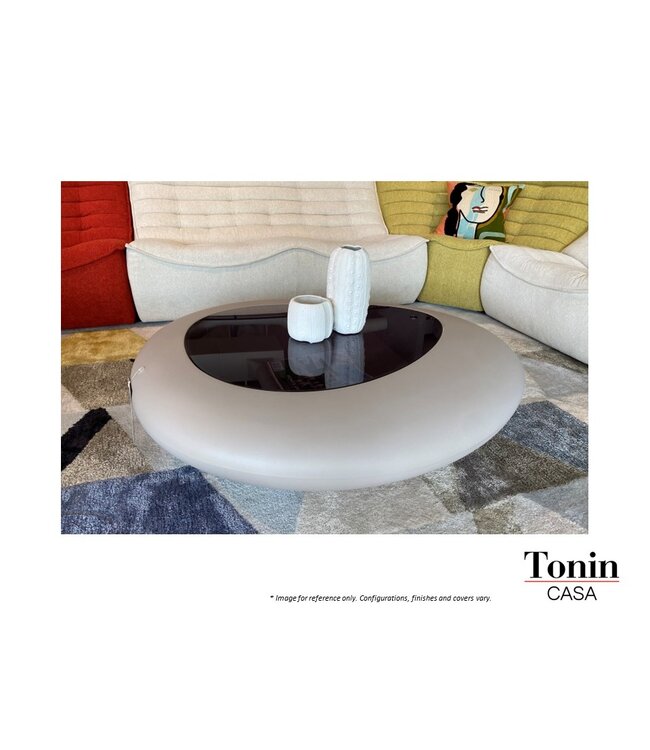 KOS COFFEE TABLE -  GREY/TOTORA BODY.