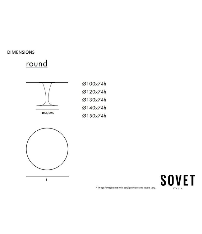 FLUTE ROUND DINING TABLE D39.5/CALACATTO CERAMIC.