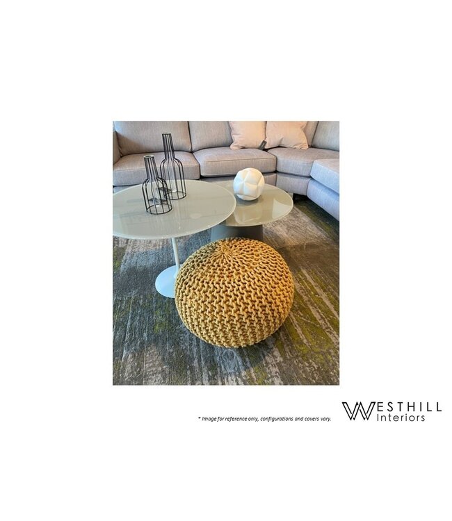 WESTHILL INTERIORS POUF - CORNSILK. 01