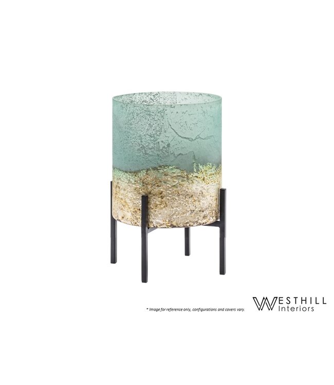 CAMBRIA SEAGREEN VASE.