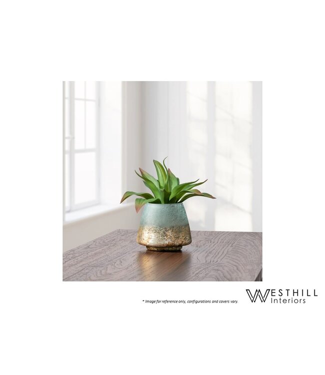 CAMBRIA SEAGREEN VASE.