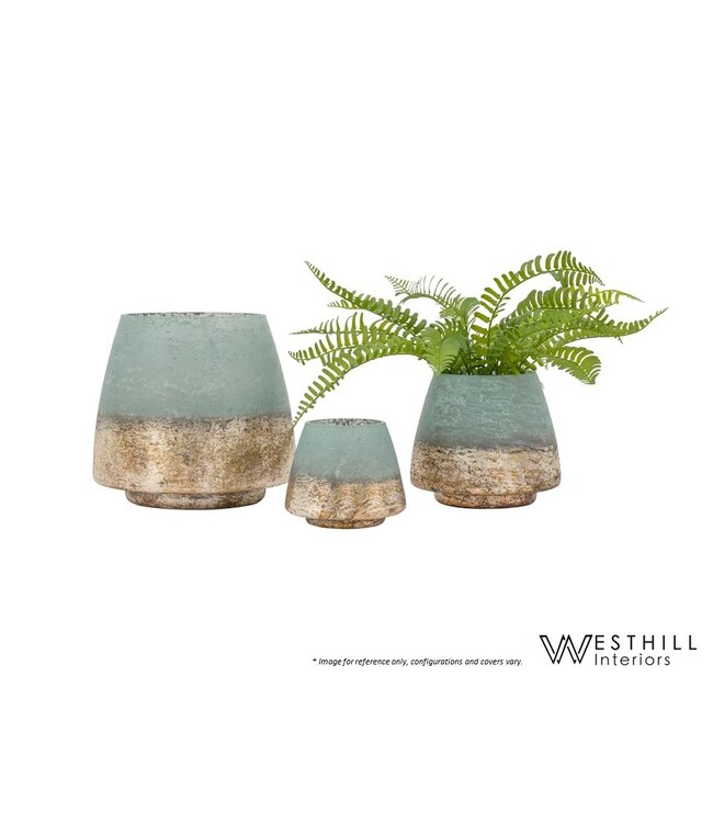 CAMBRIA SEAGREEN VASE.