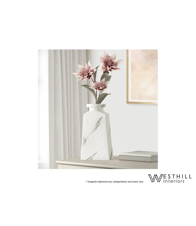 ARIS MARBLE TAPERED VASE.