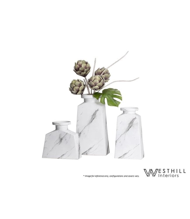 ARIS MARBLE TAPERED VASE.