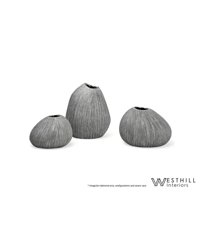 WESTHILL INTERIORS GRANITE MINI BUD VASE SET