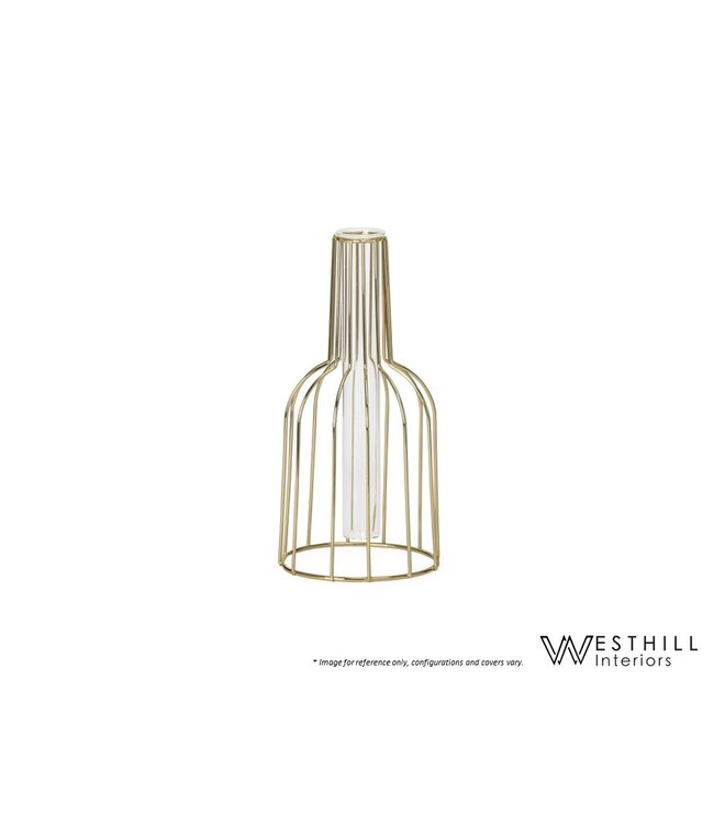 WESTHILL INTERIORS WIRE BOTTLE 8.5H.