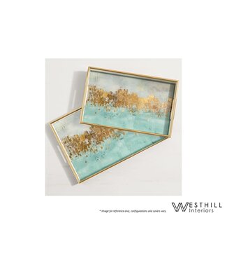 WESTHILL INTERIORS SAVOY RECTANG TRAY.