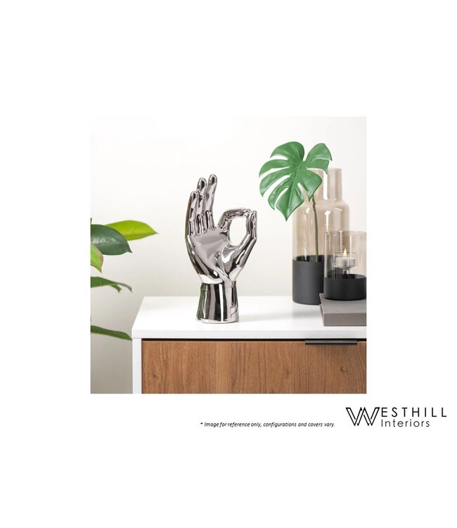 OK GESTURE SCULPTURE.