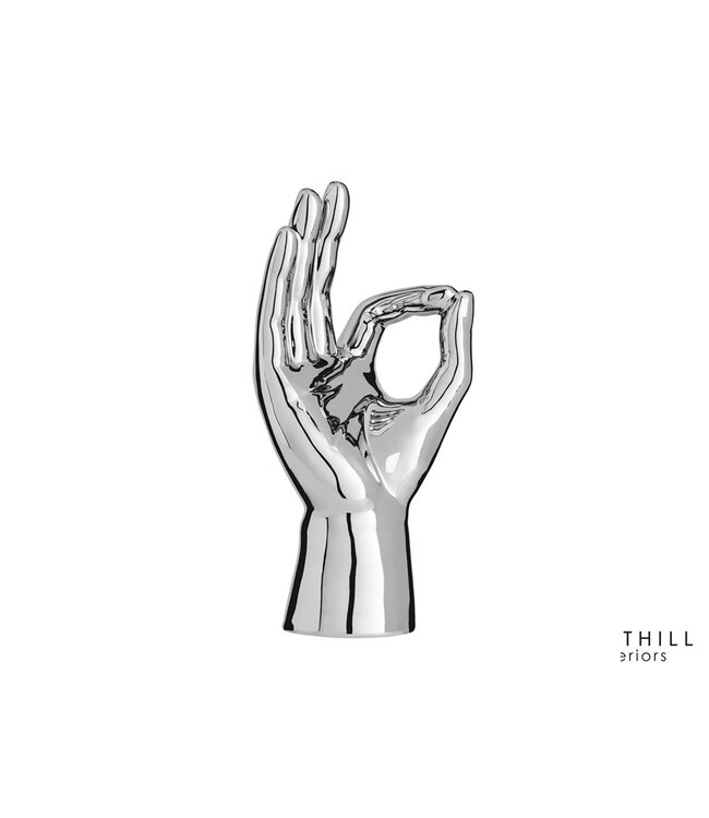 OK GESTURE SCULPTURE.